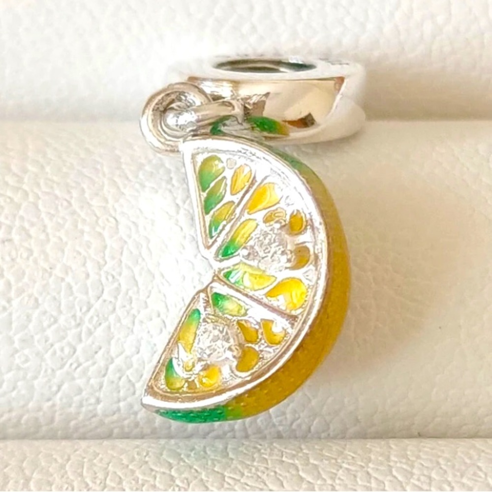 🚙📦💨Lime wedge bracelet charm